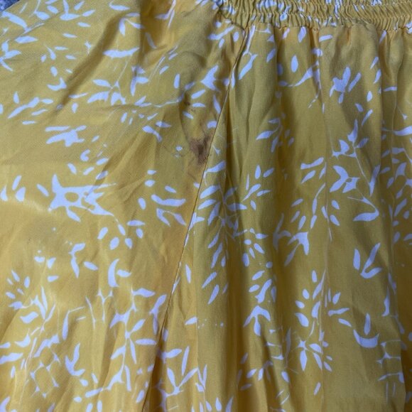 Natalie Martin Tunic Silk Mini Dress Lightweight Floral Summer Boho Size Medium - Picture 7 of 7